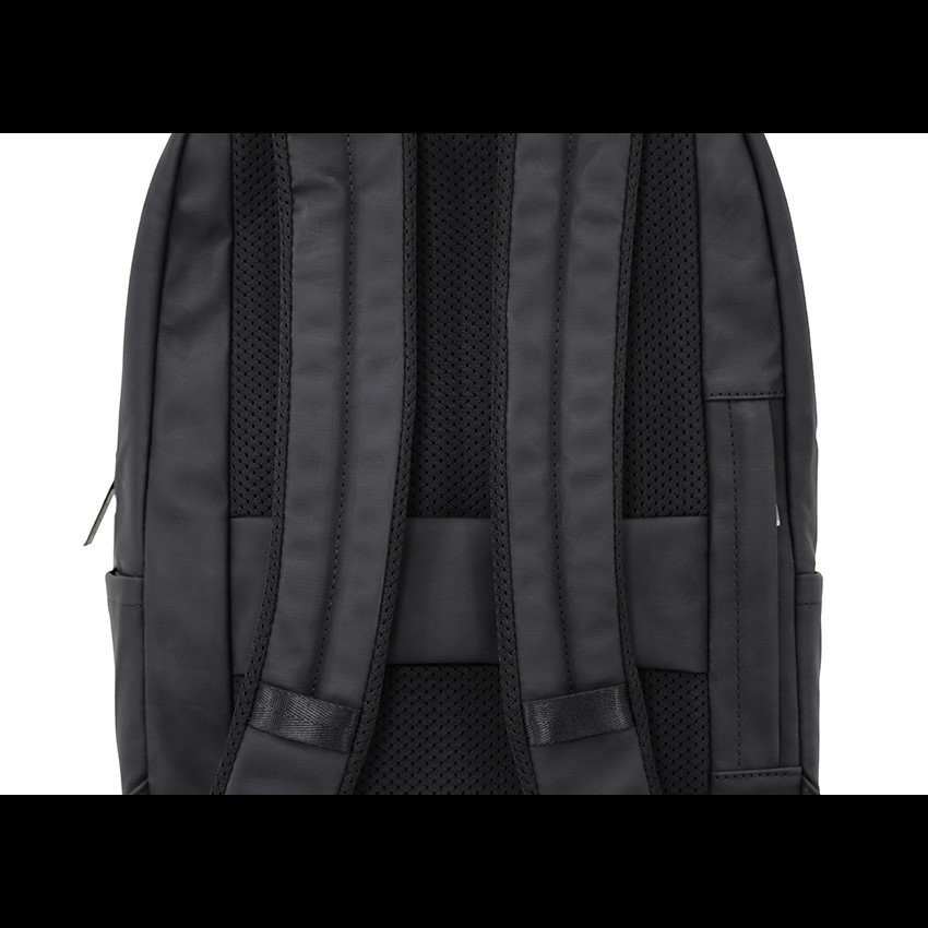 Leather laptop backpack back design Leather laptop backpack back design